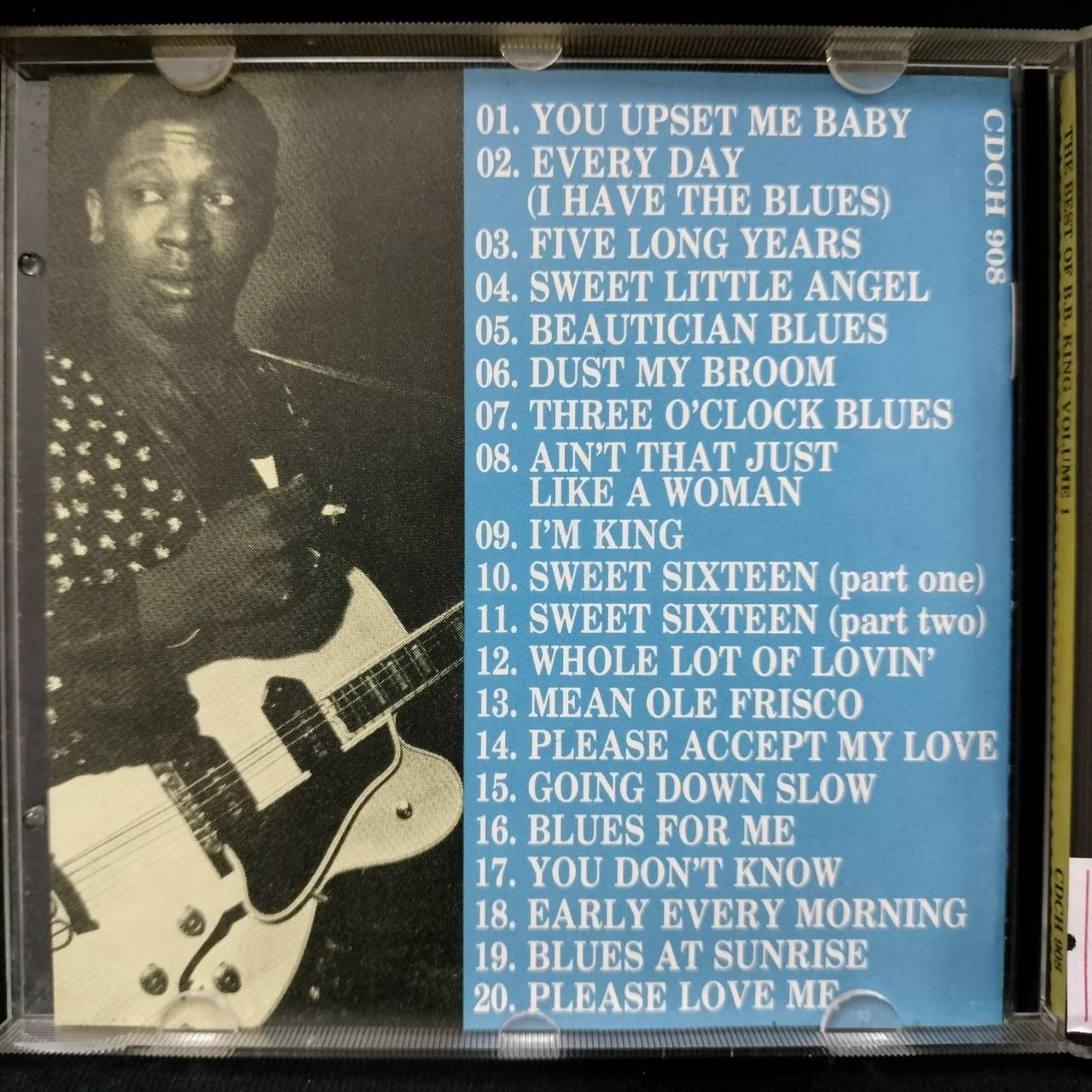 B.B.King – The Best Of B.B.King Volume One / EEC / ทะลุขอบ (ไม่โดนเนื้อแผ่น) / แผ่นดี