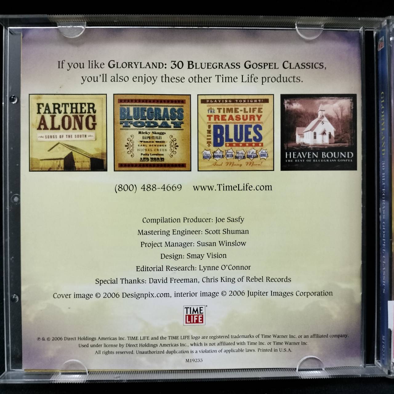 Various – Gloryland: 30 Bluegrass Gospel Classics / USA / 2CD / แผ่นสวย
