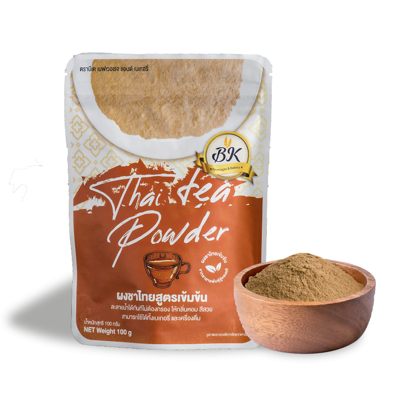 ผงชาไทยสูตรเข้มข้น ออริจินอล BK Thai Tea Powder Original 100 g. (05-8491)