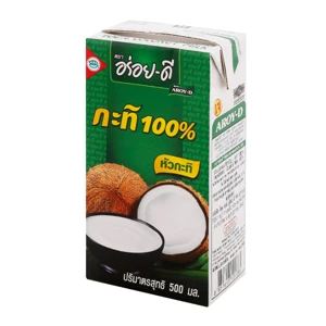 (ยกลัง) กะทิ 100% ตรา อร่อยดี Aroy-D Coconut milk 500 ml. x 24 (05-4416-11)