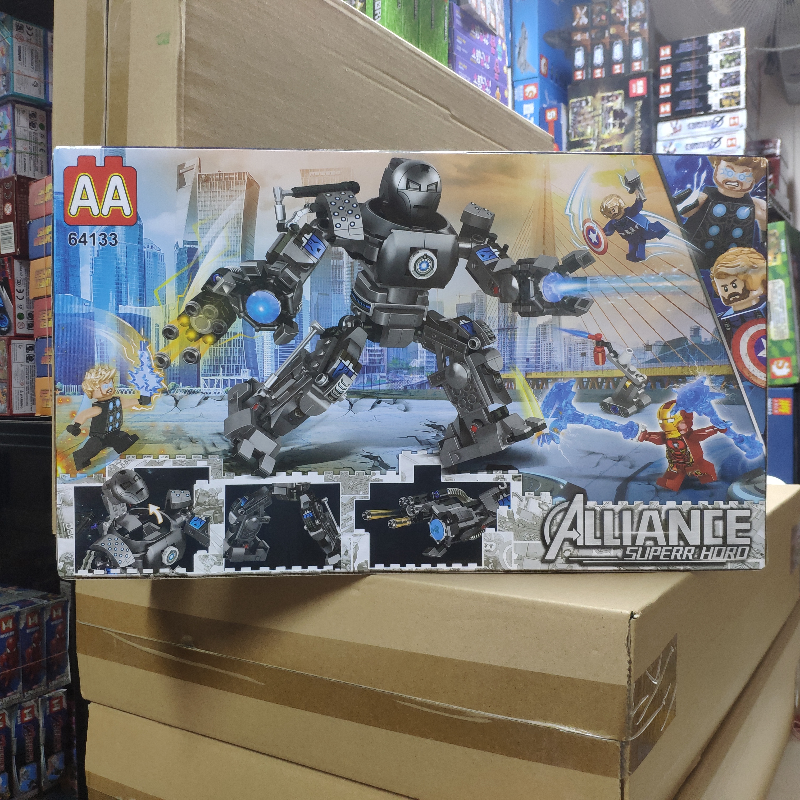 เลโก้จีน AA64133 ชุด Avengers