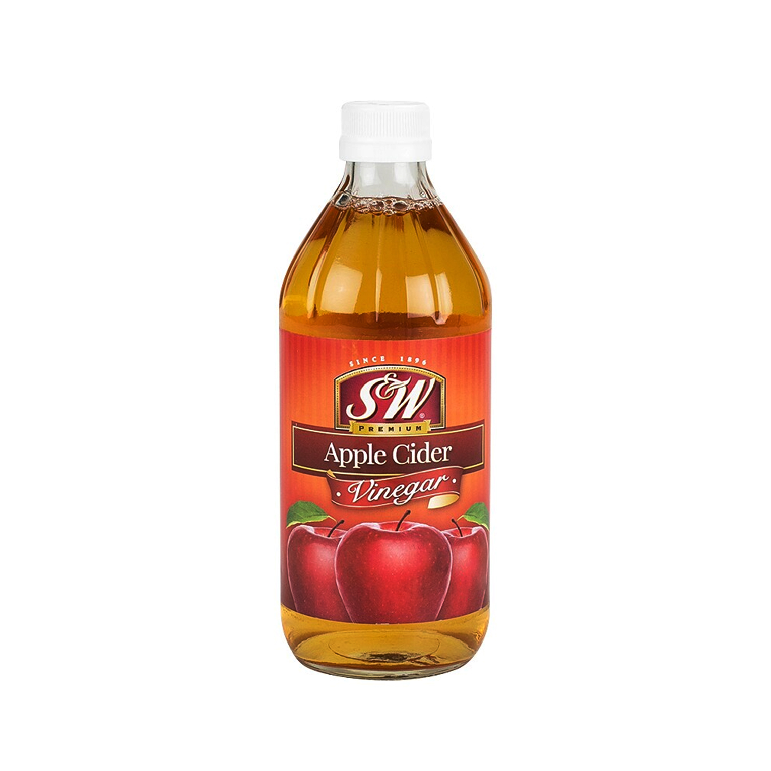 S&W Apple Cider Vinegar 473 ml. น้ำส้มสายชูหมักจากแอปเปิล (05-2349)