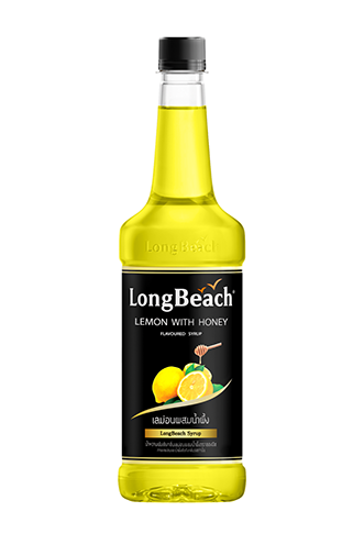 Longbeach Lemon Honey Syrup ลองบีช ไซรัป กลิ่น เลม่อนผสมน้ำผึ้ง 740 ml. (05-6007)
