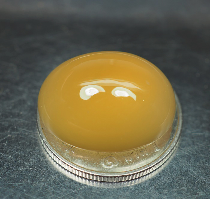 คาลซิโดนีสีเหลือง(Yellow Chalcedony) 15.52 กะรัต