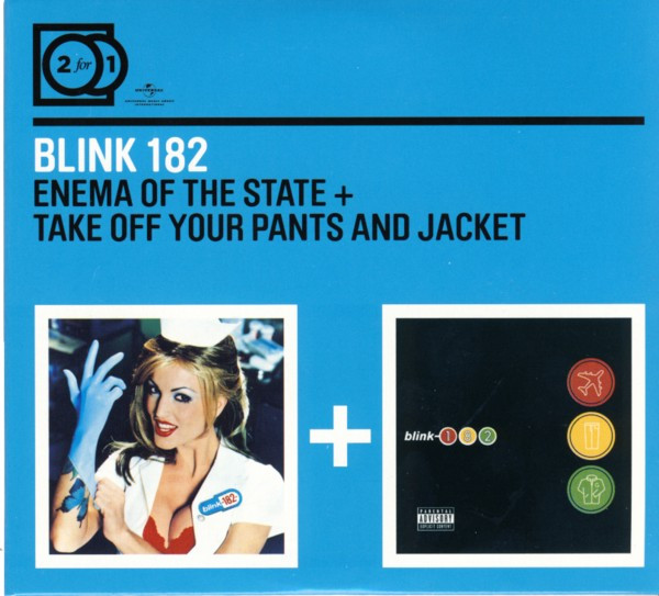Blink 182 – Enema Of The State + Take Off Your Pants And Jacket / EU / กล่องกระดาษฉีกมุมเล็กน้อย / 2CD / แผ่นดี
