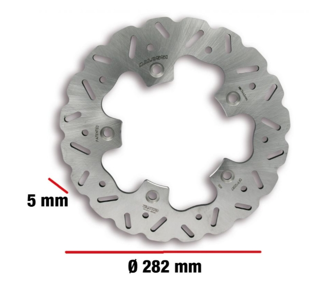 จานเบรคหลัง Malossi สำหรับ Tmax 530 560 2017+