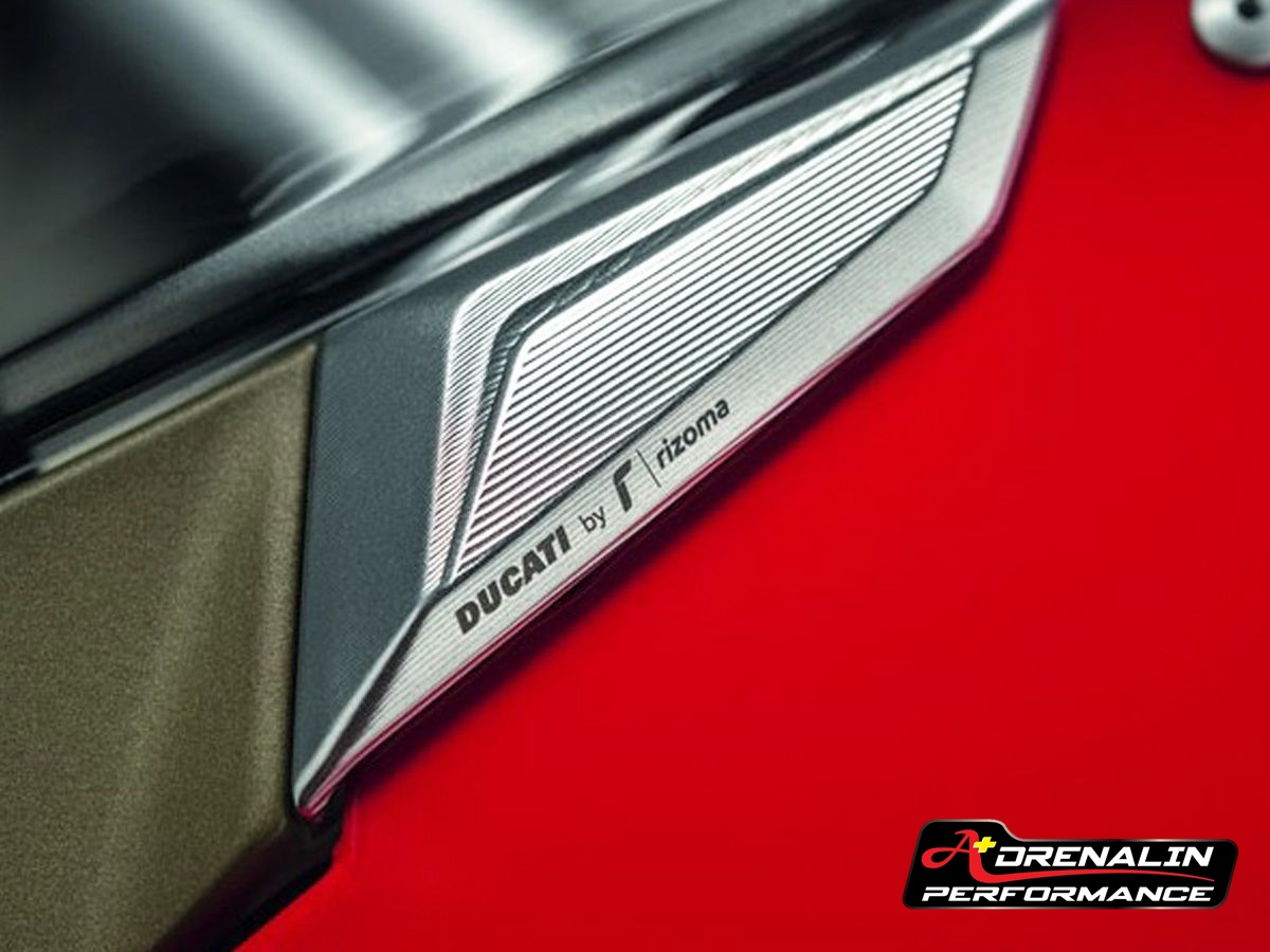 ducati performance ตัวอุดกระจก by Rizoma สีเงิน สำหรับ panigale V4 ทุกปี