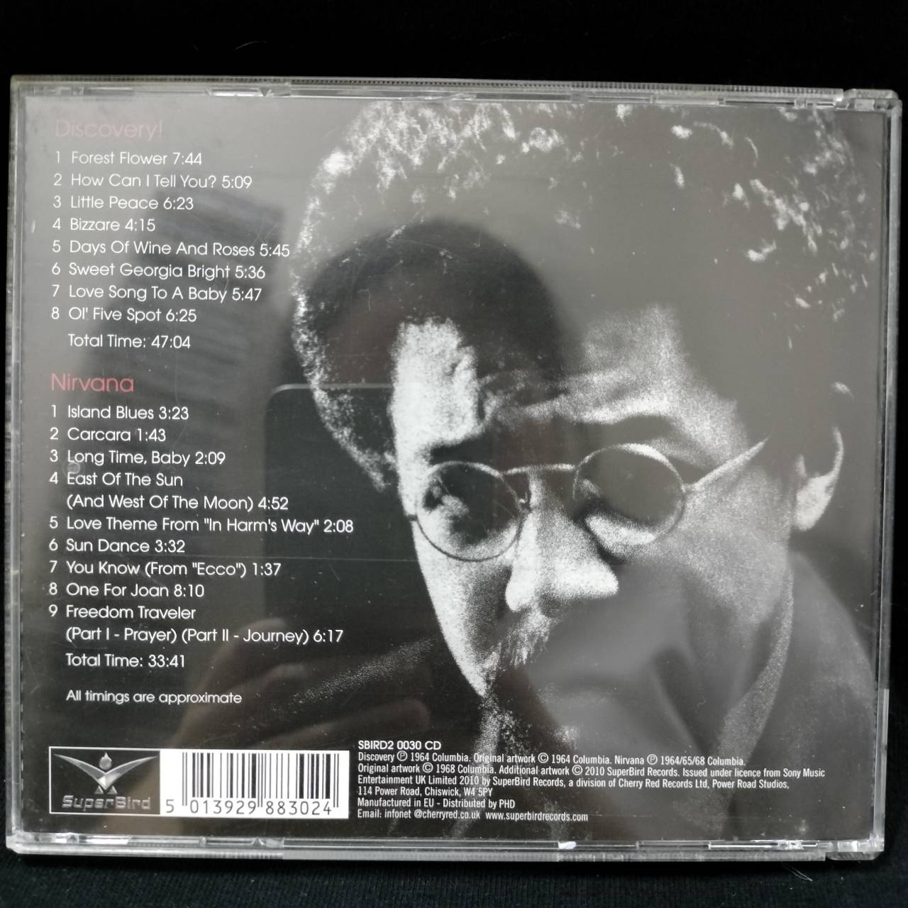 Charles Lloyd – Discovery! & Nirvana / EU / ถาดใส่ซีดีหัก / 2CD / แผ่นดี