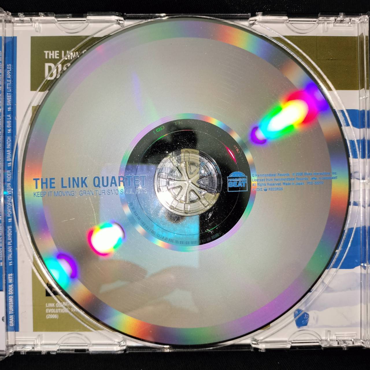 The Link Quartet – Keep It Moving! Gran Turismo Soul Hits / JAPAN / มีรอยบ้าง / มี Obi