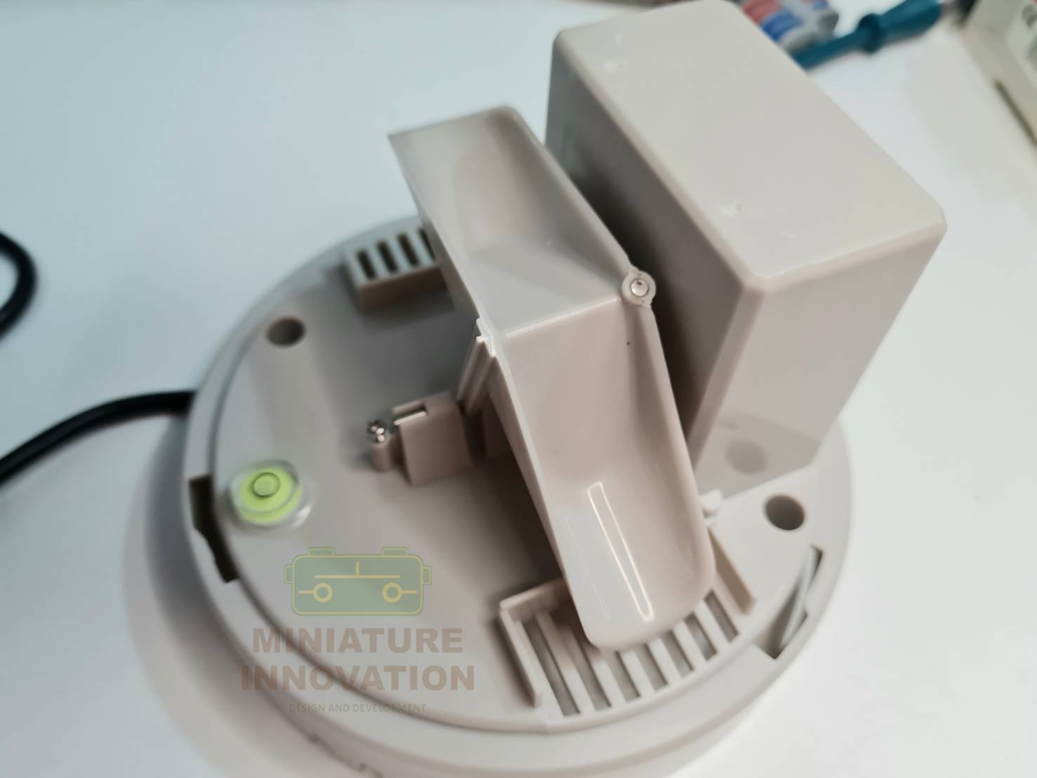 เซนเซอร์ปริมาณน้ำฝนแบบถัง Rainfall RS485 Mini tipping bucket rain gauge (พลาสติก สีเทา)