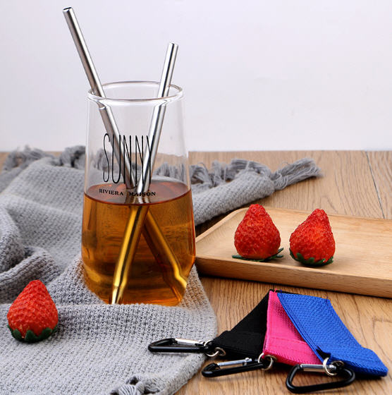 ชุดหลอดสแตนเลส,หลอดพับได้,หลอดพกพา,ชุดหลอดสแตนเลส+แปรง,หลอดสแตนเลส