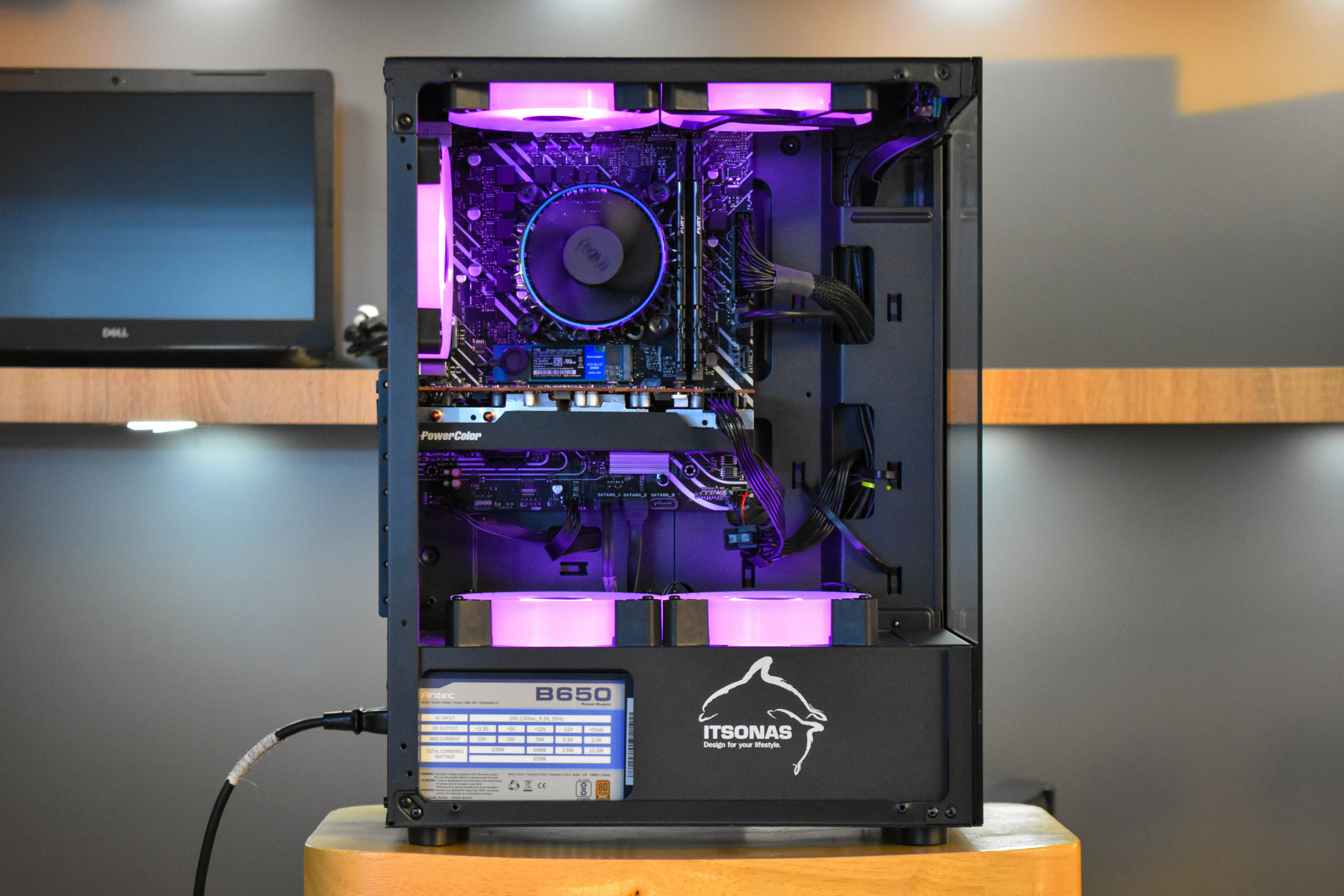 PC ประกอบ Intel Core i5-13500 / RAM 24GB / AMD Radeon RX 6650 XT / M.2 1TB+SSD SATA 256GB+HDD 2TB