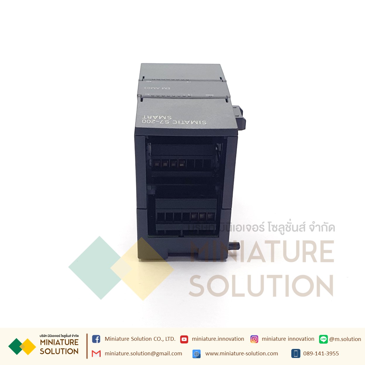 ซีเมนต์ SIMATIC S7-200 SMART PLC CPU SR20 SR30 SR40 ST20 ST30 CR20 SIEMENS analog module AE04 AE08 AM03 AM06 SB CM01 AQ01 AE01 (AM03)