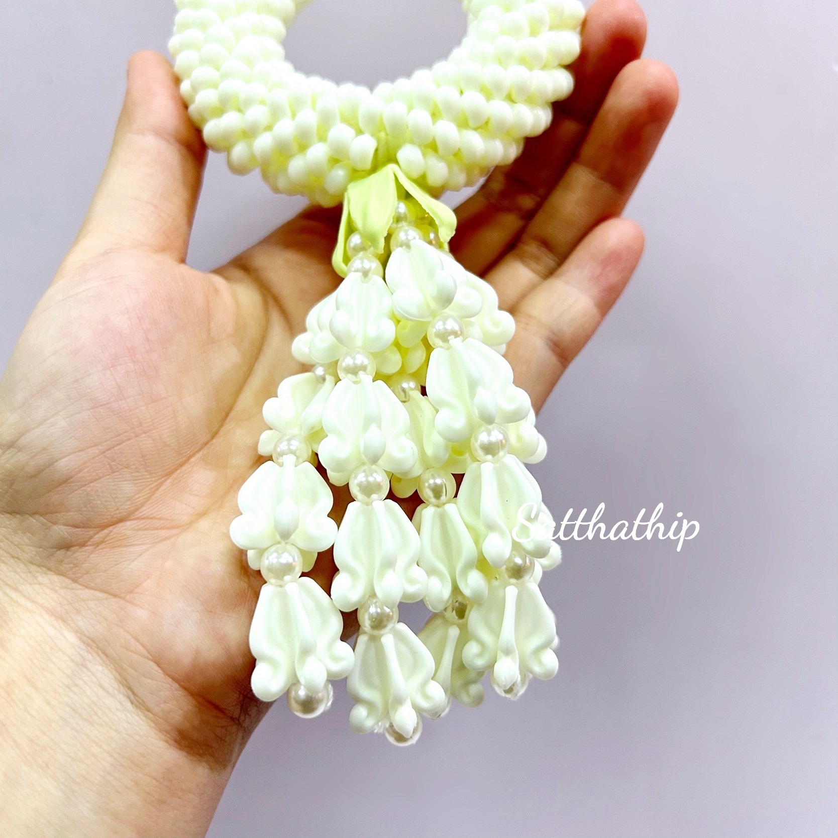 พวงมาลัยดอกมะลิ - พวงมาลัยดอกมะลิประดิษฐ์ - พวงมาลัยประดิษฐ์