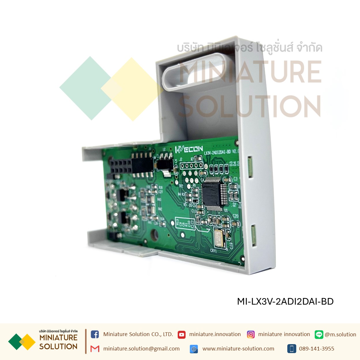 WECON LX3V-4ADI-BD 4 * Analog Input (4~20mA) 2TC2DAI-BD 2 2ADI2DAI-BD 2 2ADV2DAV-BD 2 Output (-10V~10V) 2PT2DAI-BD 2
