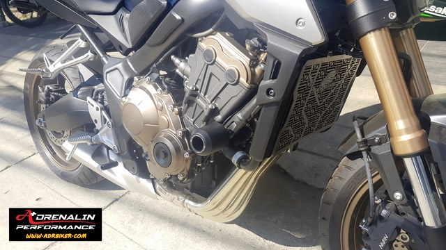 Evotech กันล้มกลาง (Crash Bobbins) สำหรับ CB650R 2024+ e-clutch