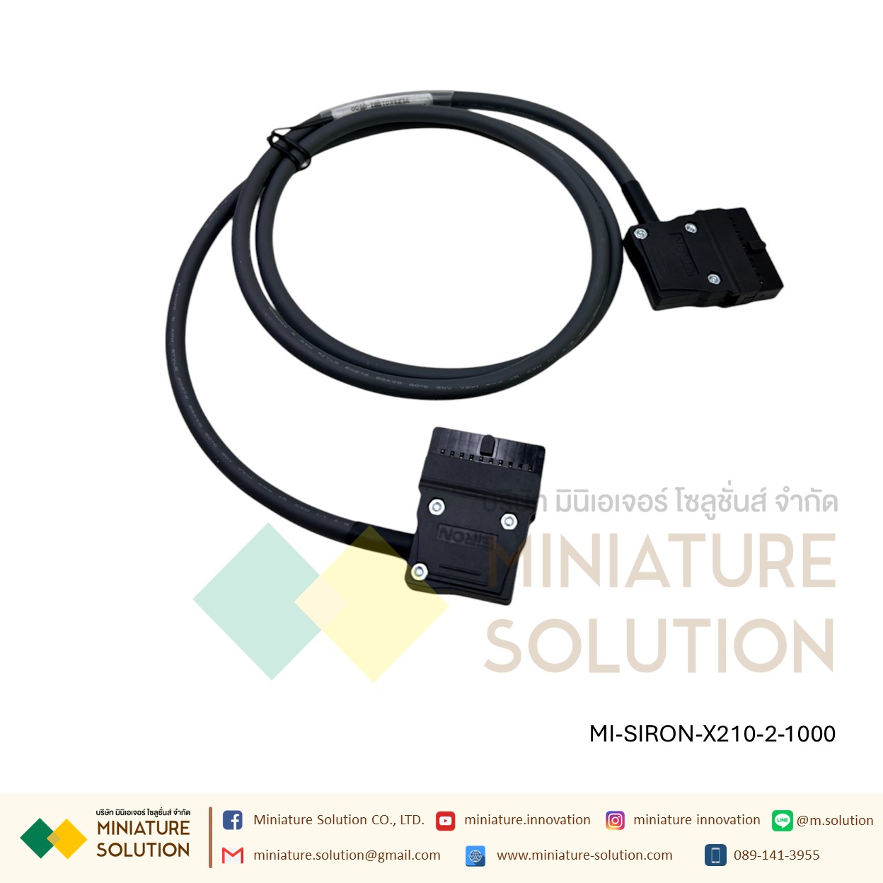 SIRON X210 สายเชื่อมต่อกับ T001 T022 กับ PLC CJ1W FX1NC FX2NC MITSUBISHI/Q SERIES QX41/42