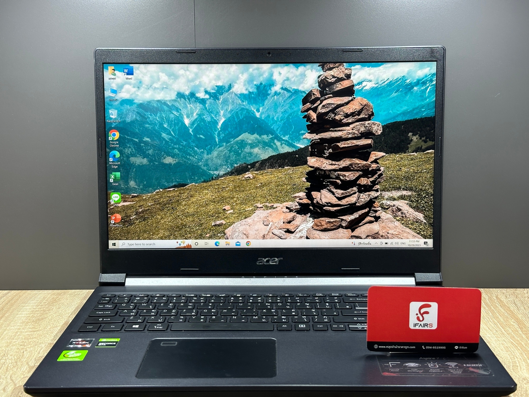ACER ASPIRE 7 A715-42G-R4BX (CHAROCAL BLACK)