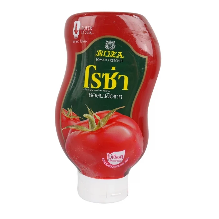 ซอสมะเขือเทศโรซ่า ขวดบีบ 500 กรัม Roza Tomato Sauce Squeeze Bottle 500 g. (05-2955)