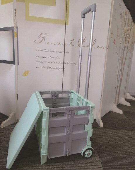 ตะกร้ารถเข็นพับได้