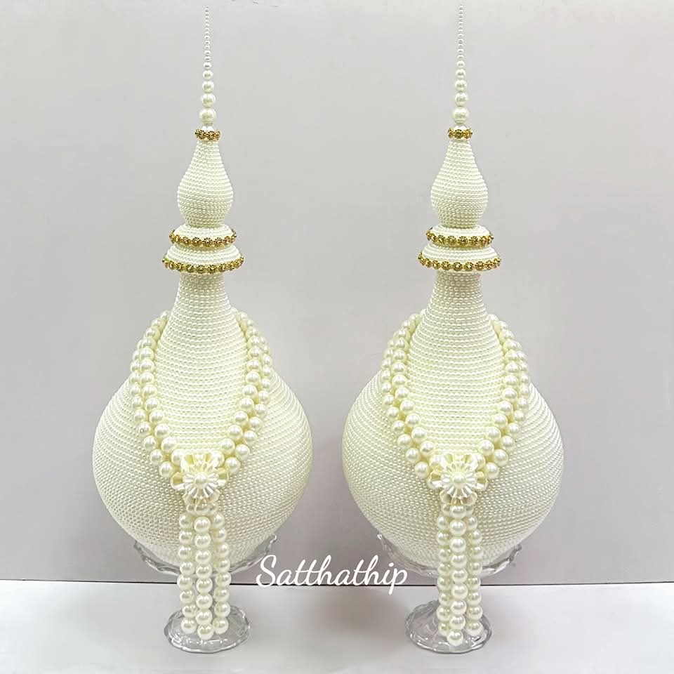 ชุดพานพุ่ม พร้อมพานเครื่องทองน้อย