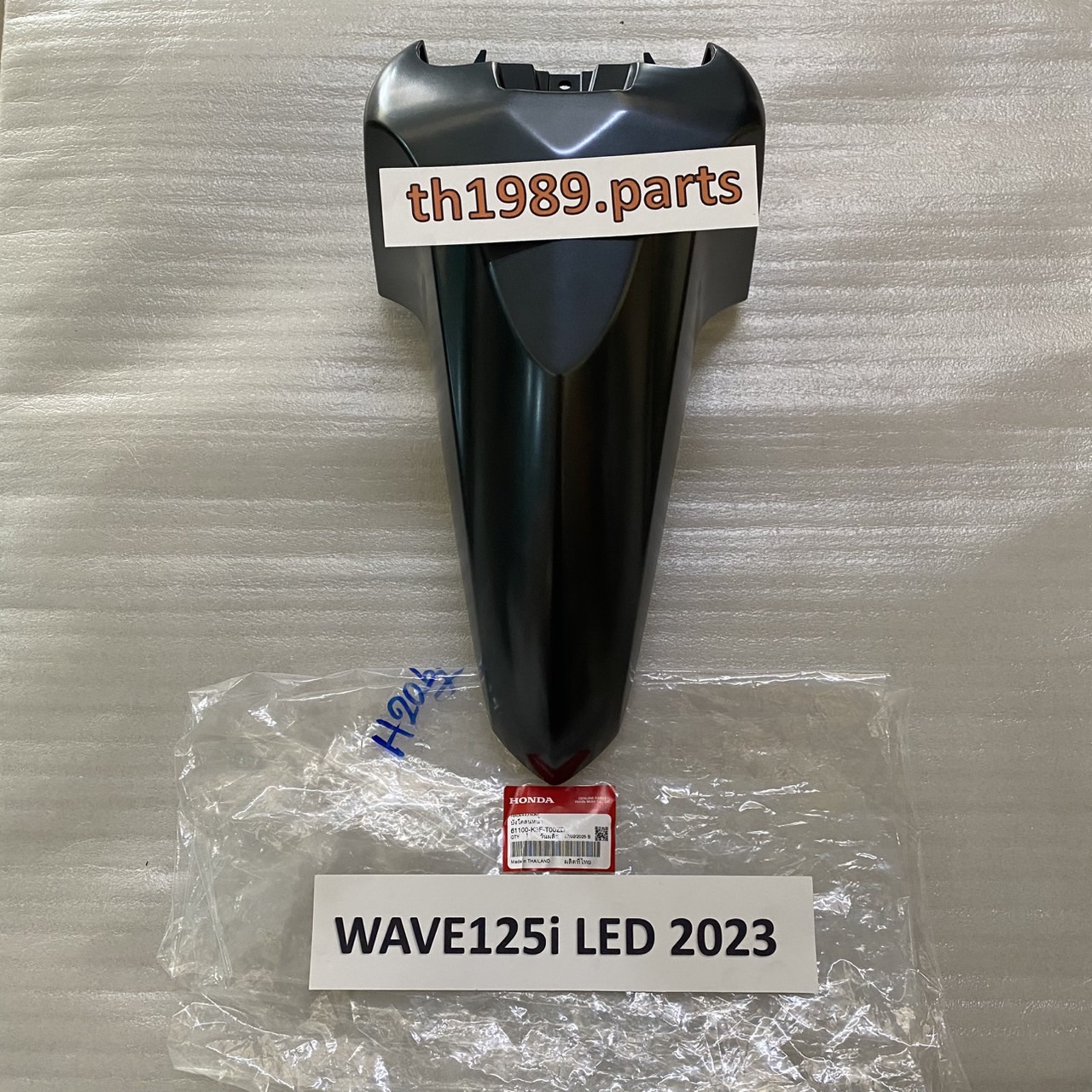 61100-K3F-T00ZD บังโคลนหน้า WAVE125i LED 2023 อะไหล่แท้ HONDA