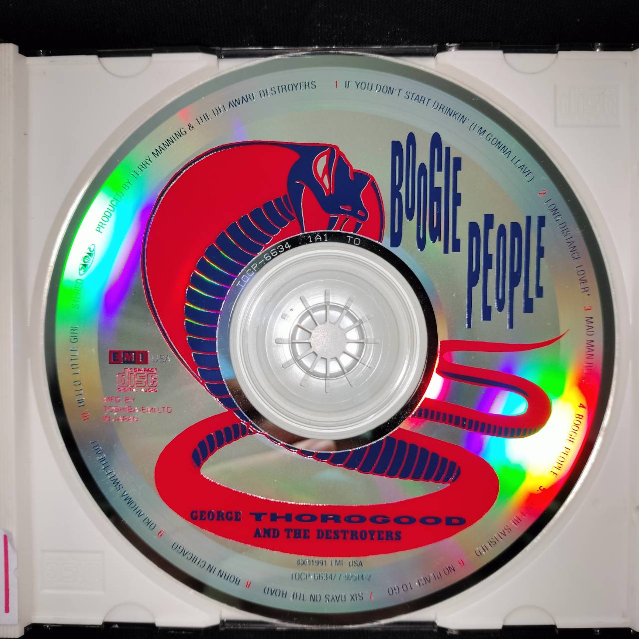 George Thorogood And The Destroyers – Boogie People / JAPAN / แผ่นดี / มี Obi