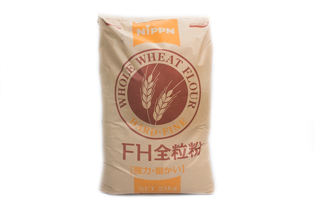 แป้งโฮลวีทละเอียด นิปปอนเซ็นรูฟุน NIPPN Zenryfun Fine Whole Wheat Flour (Japan) กระสอบ 25 Kg. (01-7301-12)