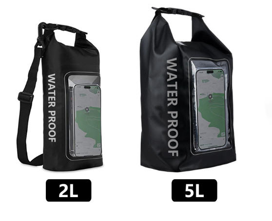 กระเป๋ากันน้ำ,กระเป๋าพีวีซีกันน้ำ,กระเป๋าเที่ยวทะเล,ขนาด2L,ขนาด5L