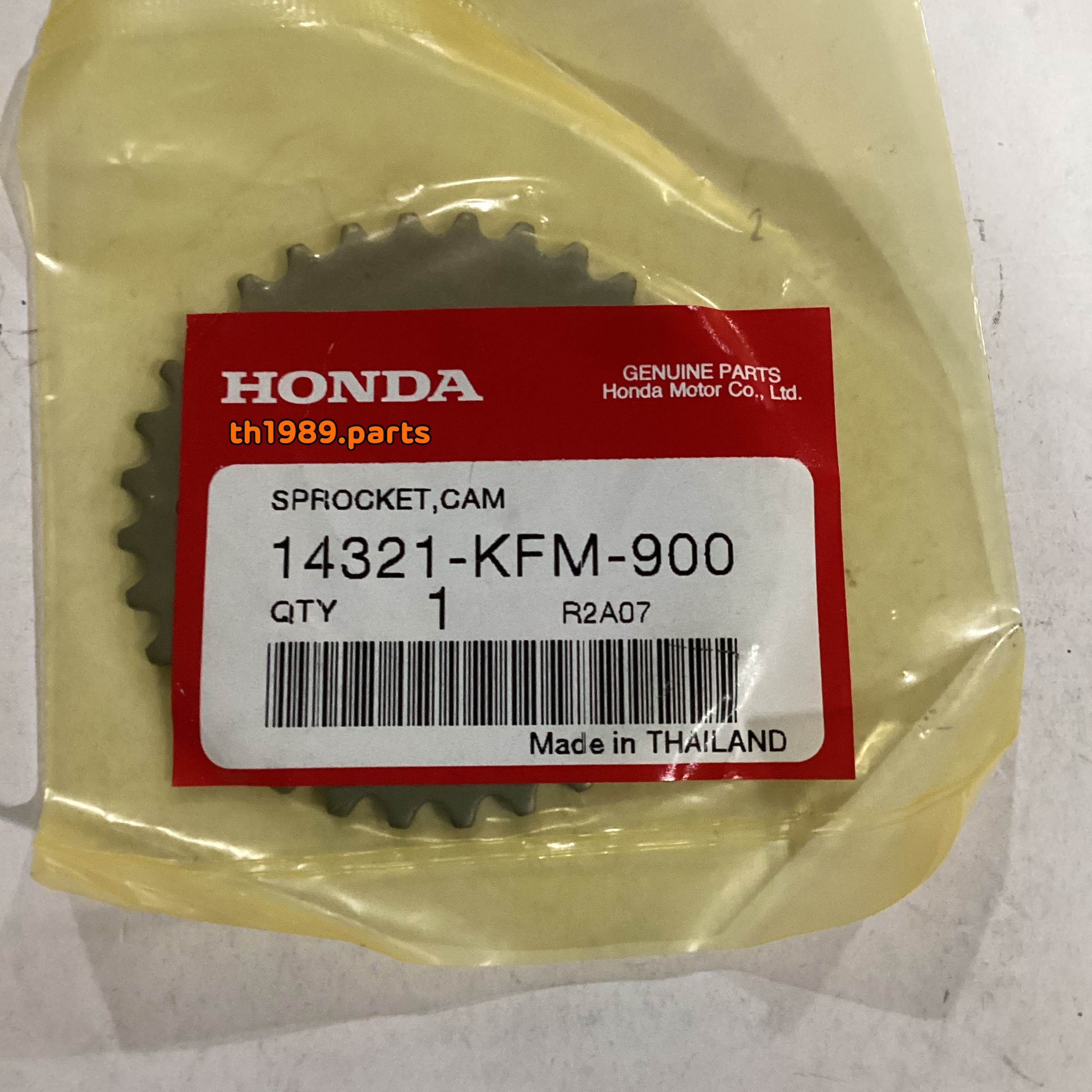 14321-KFM-900 เฟืองราวลิ้น WAVE100 WAVE100S WAVE100Z ปี2005 อะไหล่แท้ HONDA