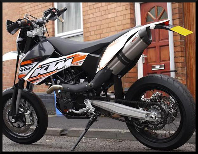 ท่อ MIVV รุ่น SUONO สำหรับ KTM 690 SMC 08-15 ท่อชั้นน้ำจาก ITALY (For Exhibition only)