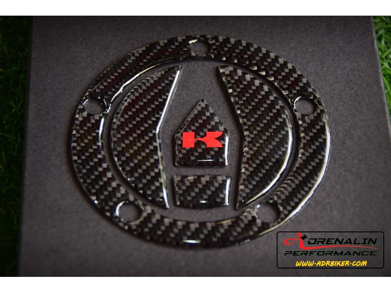 สติ๊กเกอร์คาร์บอนแท้ สำหรับแปะที่เติมน้ำมัน ของ ZX10 16+