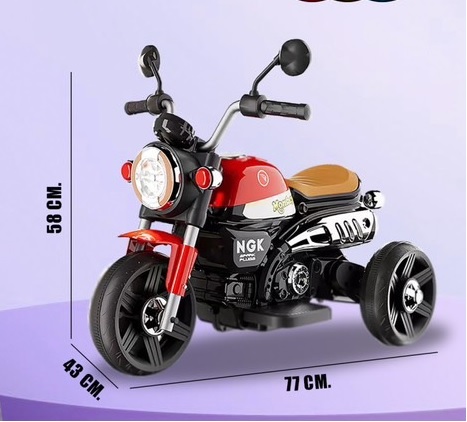 รถแบตเตอรี่เด็กผู้ชาย รถช๊อปเปอร์ รถตำรวจ มอเตอร์ไซค์ของเล่นเด็ก