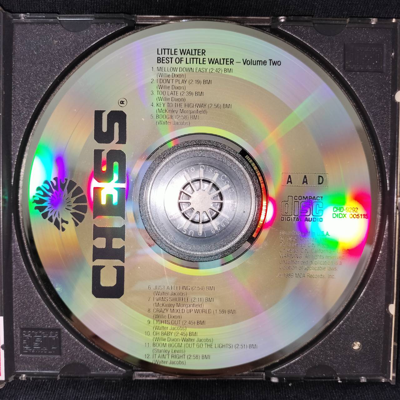 Little Walter – The Best Of Little Walter Volume Two / USA / ปกเจาะ / แผ่นดี