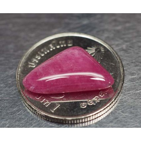 พลอยทับทิมแท้ (Ruby) 6.10 กะรัตสีแดงชมพู