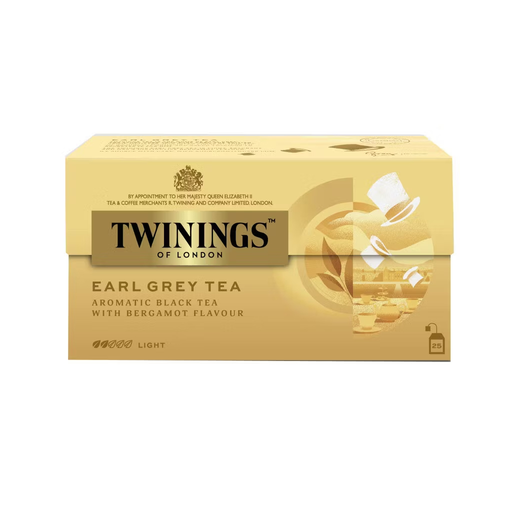 ชาทไวนิงส์ เอิร์ลเกรย์ ชนิดซอง 50 กรัม (2กรัมx25 ซอง) Twinings Earl Grey Tea 2gx25 bags (05-1099)