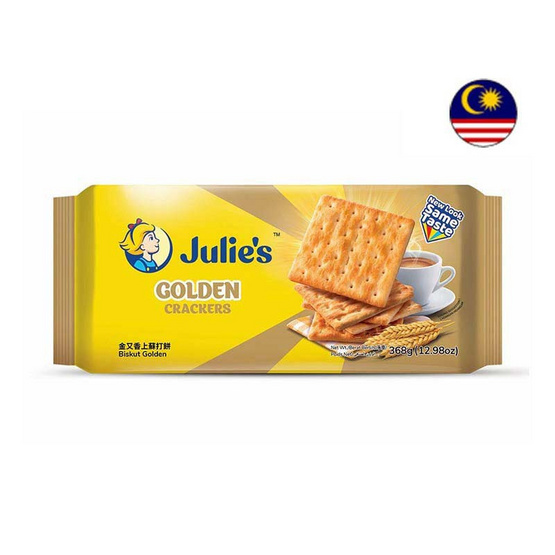 จูลี่ส์ โกลเด้น แครกเกอร์ 368 กรัม Julie's Golden Crackers 368 g. (05-9112)