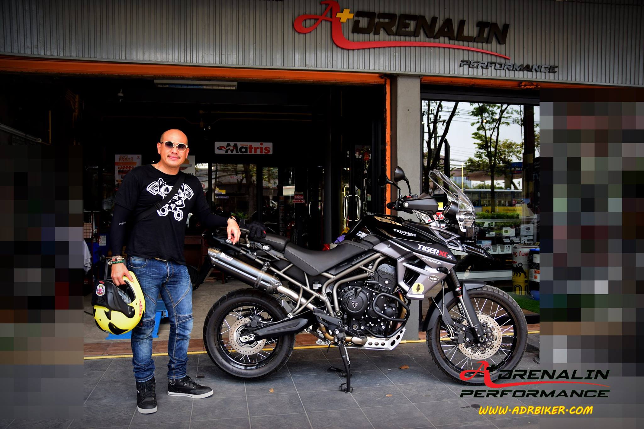 ท่อ MIVV Suono Black Steel Slip-on สำหรับ Triumph Tiger800/800XC (For Exhibition only)