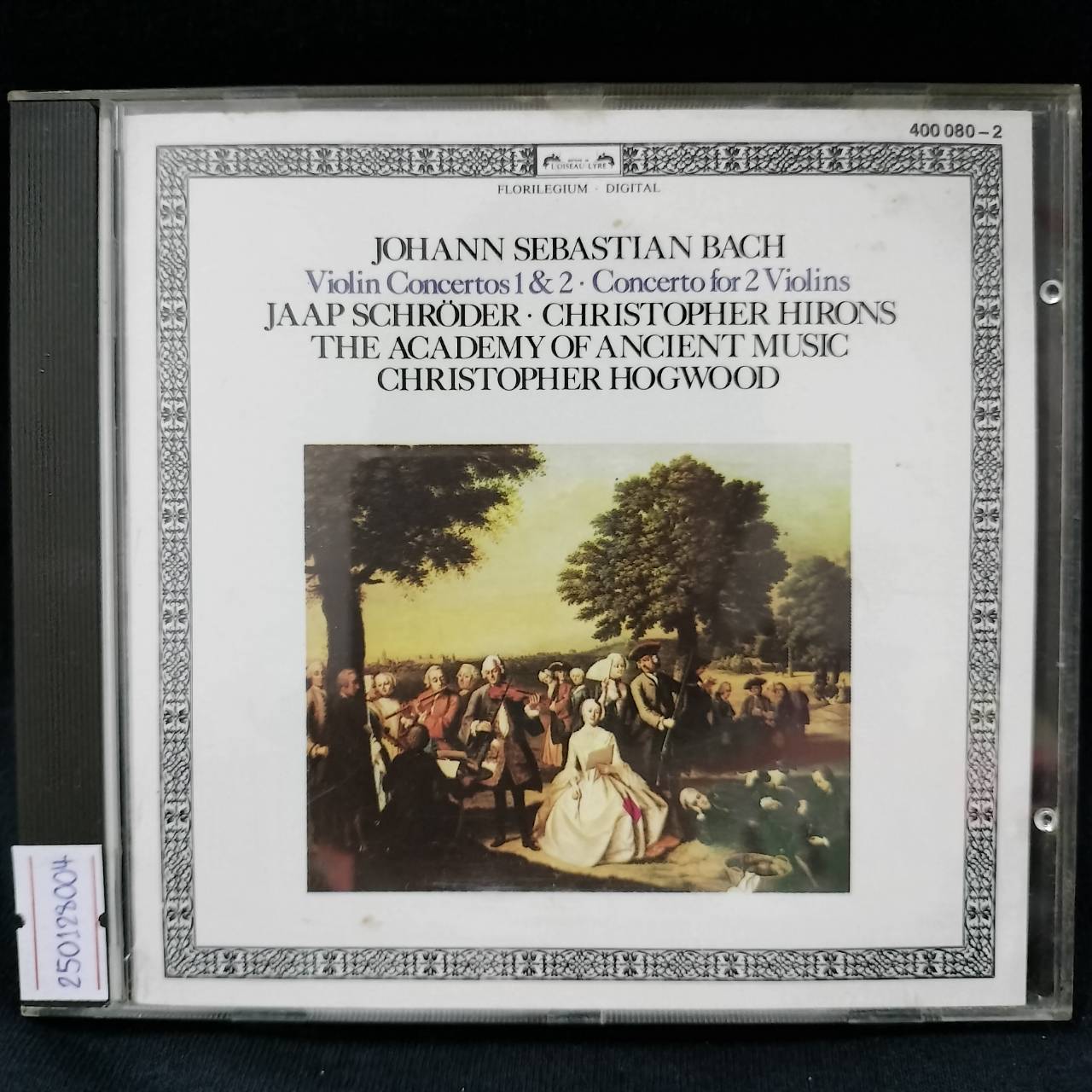The Academy of Ancient Music – J.S. Bach: Violin Concertos 1&2/Concerto for 2 Violins / GERMANY / ปกมีจุดเหลือง / มีรอยบ้าง