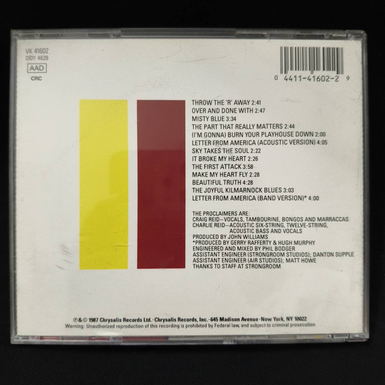 The Proclaimers – This Is The Story / USA / แผ่นดี