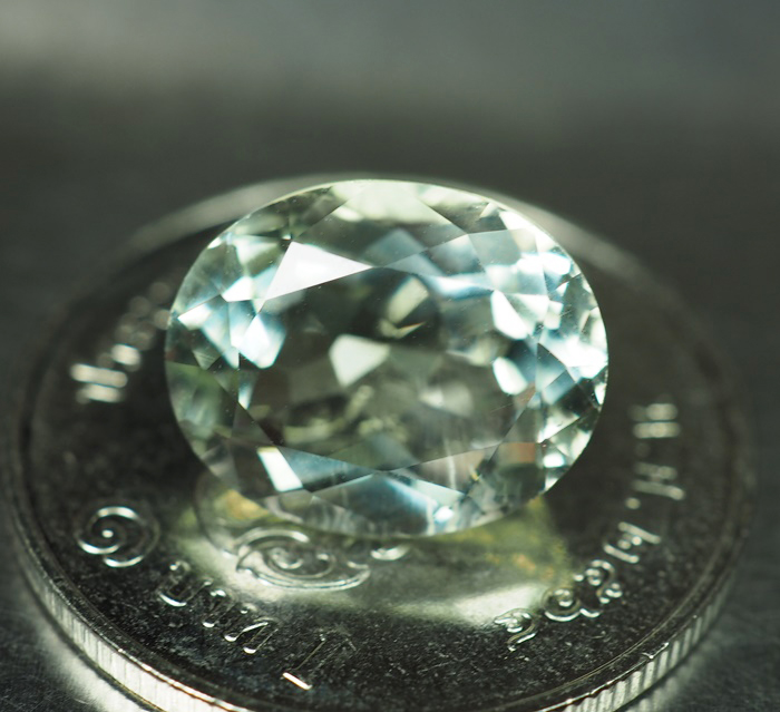 อเมทิสต์สีเขียว (Green Amethyst) 3.68 กะรัต AAA