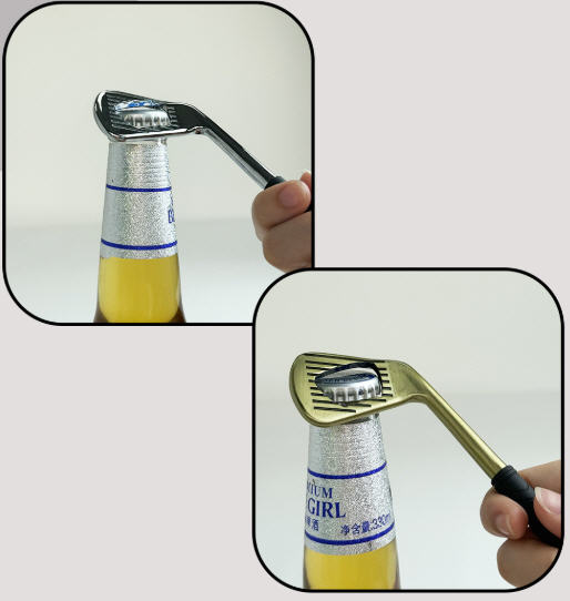 ที่เปิดขวด,ที่เปิดขวดไม้กอล์ฟ