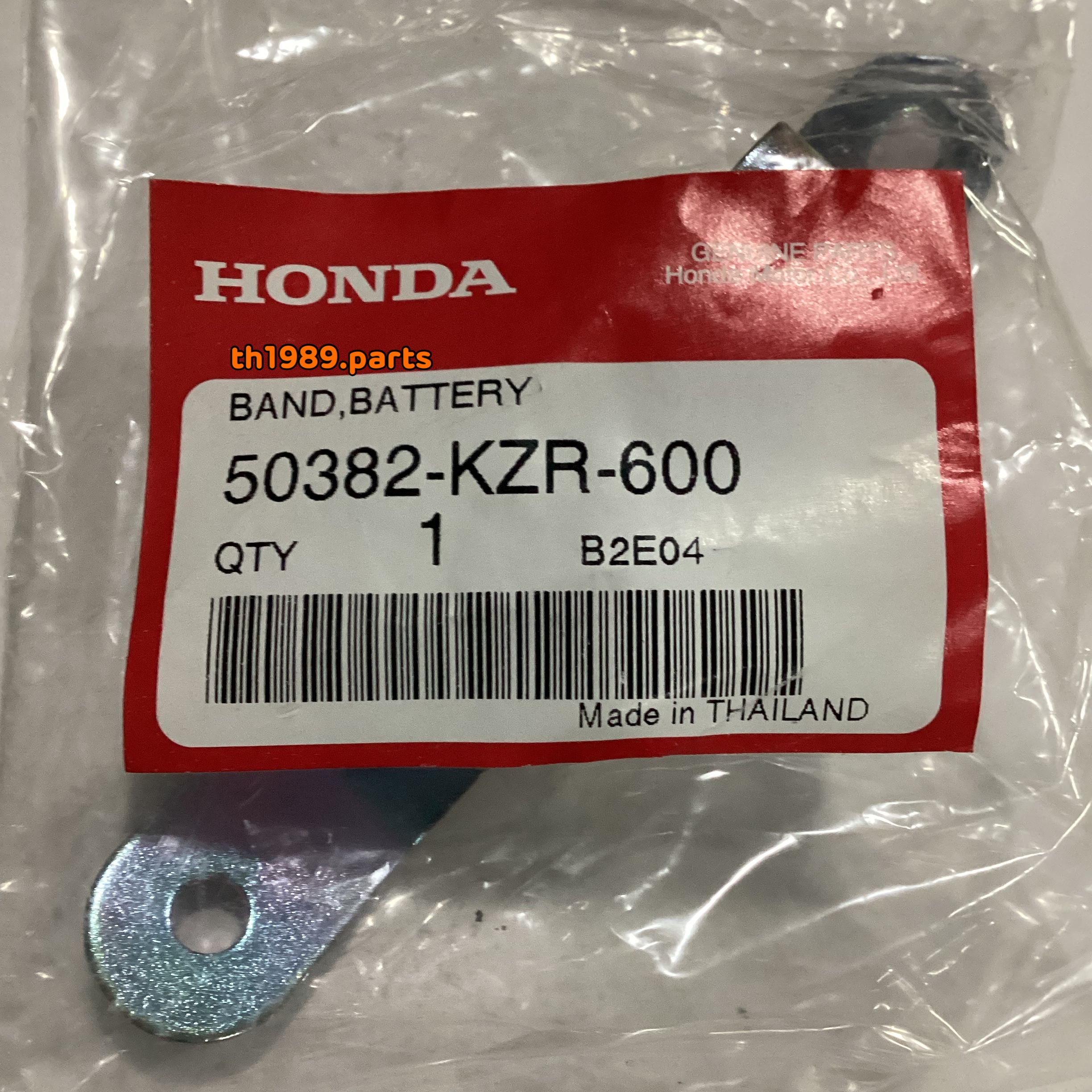 50382-KZR-600 ขายึดแบตเตอรี่ CLICK125i 2012-2014 อะไหล่แท้ HONDA