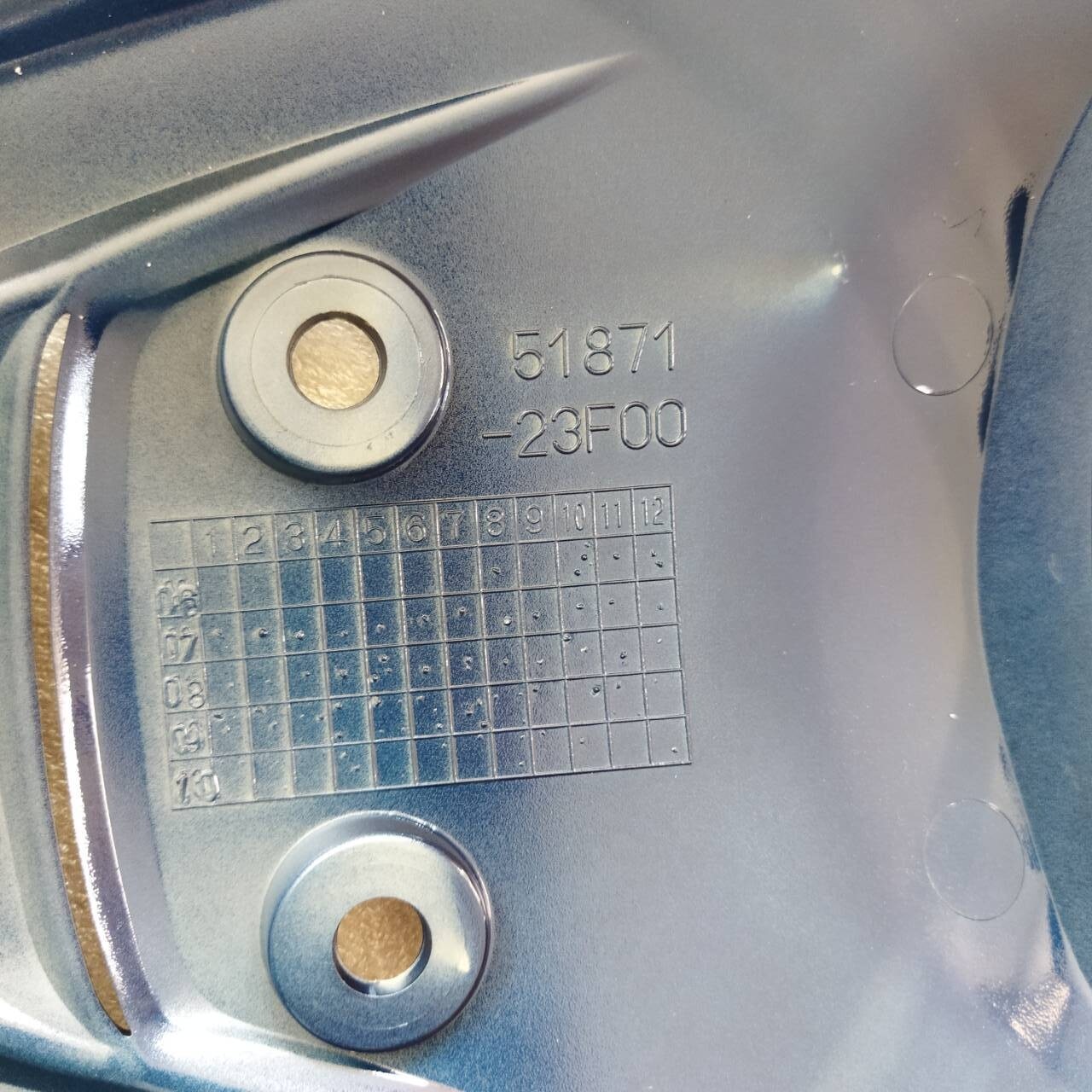 51871-23F00T400 ฝาครอบแตร FD110X-Z อะไหล่แท้ SUZUKI