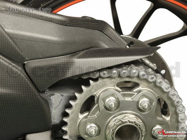 บังโซ่คาร์บอน (chain guard carbon) - Carbon World สำหรับ panigale V2