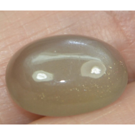 มูนสโตน (Moonstone) 3.90 กะรัตสีเทาสวย