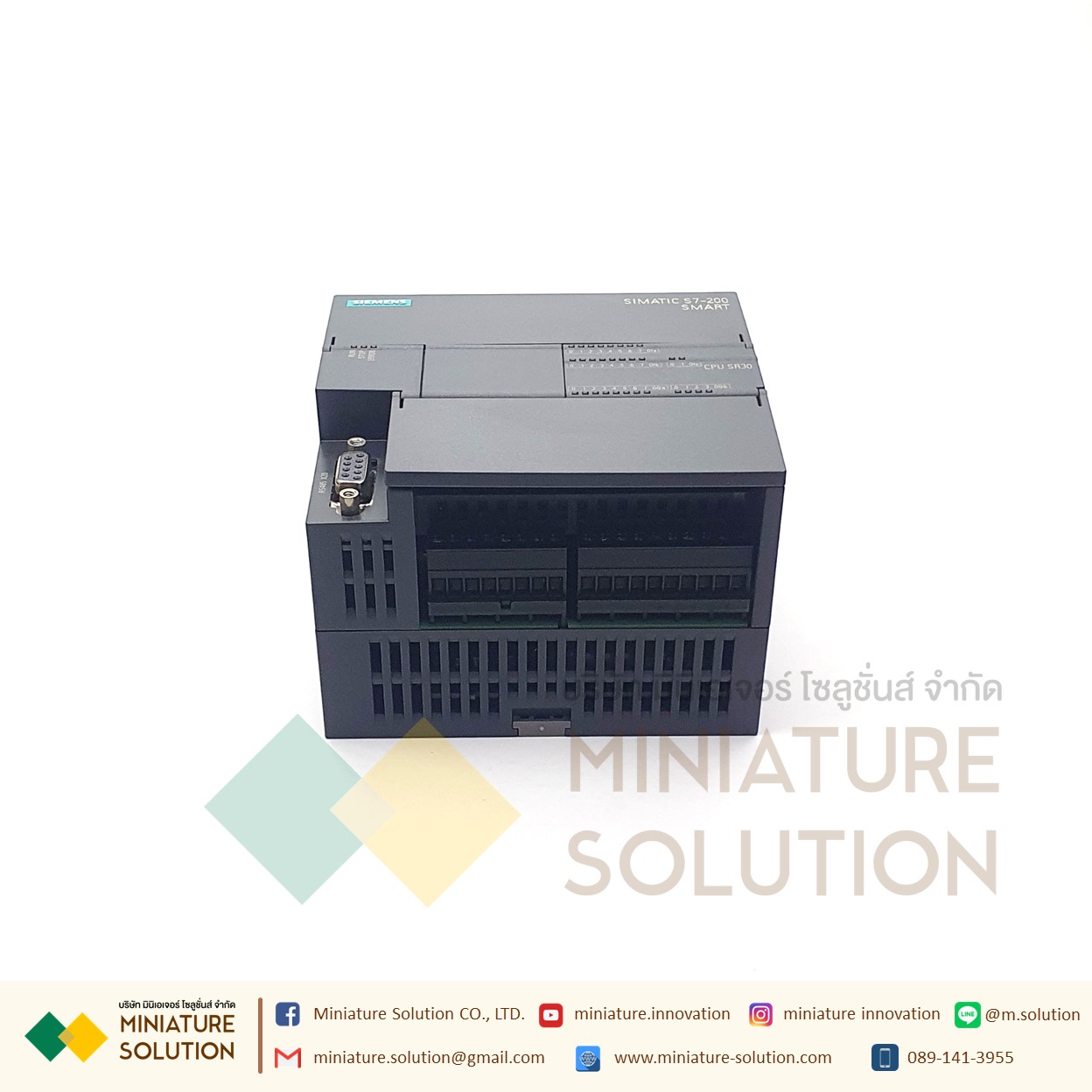 ซีเมนต์ SIMATIC S7-200 SMART PLC CPU SR20 SR30 SR40 ST20 ST30 CR20 SIEMENS analog module AE04 AE08 AM03 AM06 SB CM01 AQ01 AE01 (SR30)