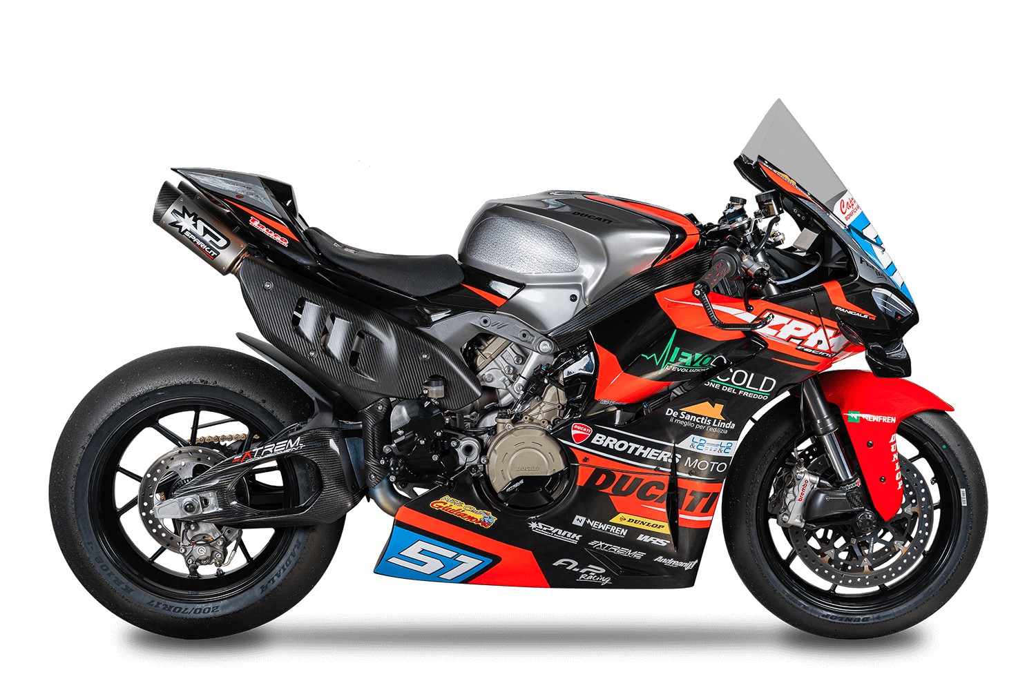 ท่อฟูล Spark exhaust ออกท้าย WSBK ไทเทเนียม