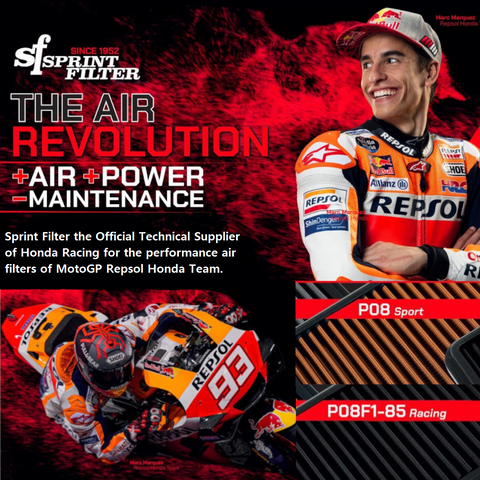 ไส้กรองอากาศ Sprint filter สำหรับ Multi strada v4