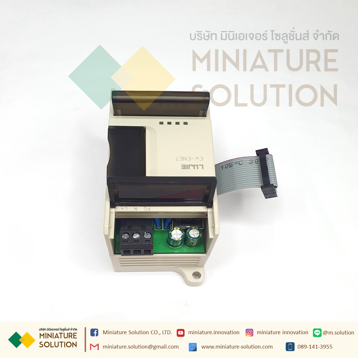 ME3U PLC FX3U PLC Lujie Technology FX3U Controller โมดูล (DC 24V : ENET Ethernet port module)